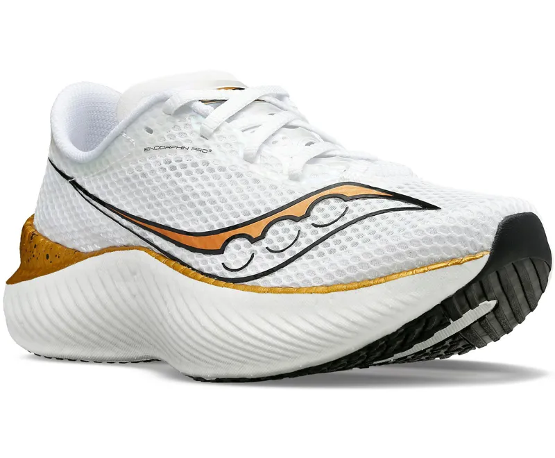 Saucony Men's Endorphin Pro 3 White/Gold-2